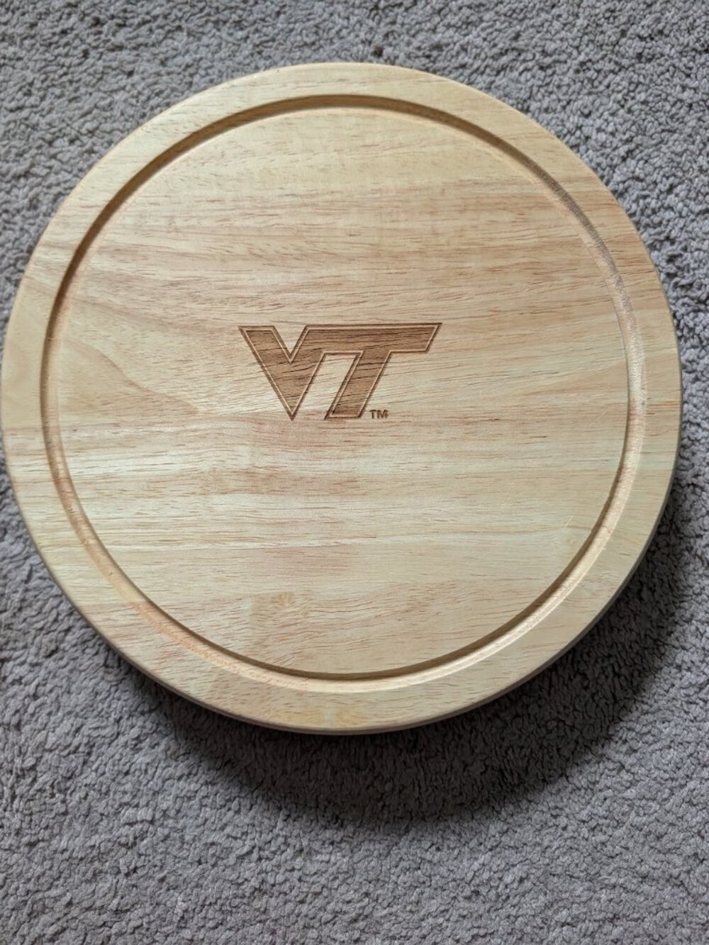 Virginia Tech Hokies Cheese Board Set
